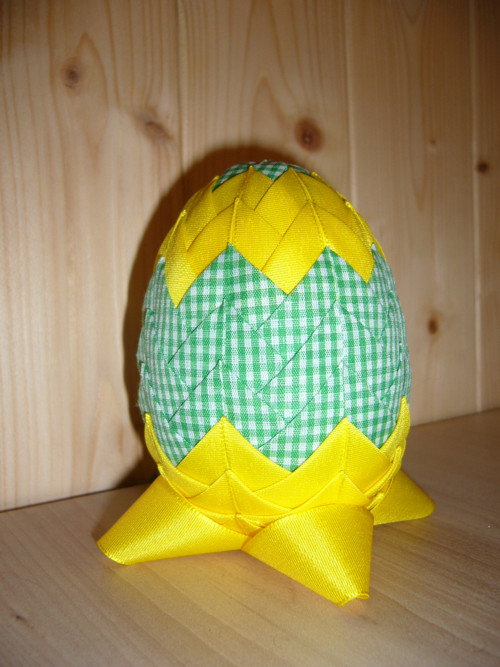 Velikonoční vejce - zelenožluté kárované (21_56)