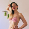 Háčkované bavlněné plavky na přání bikini